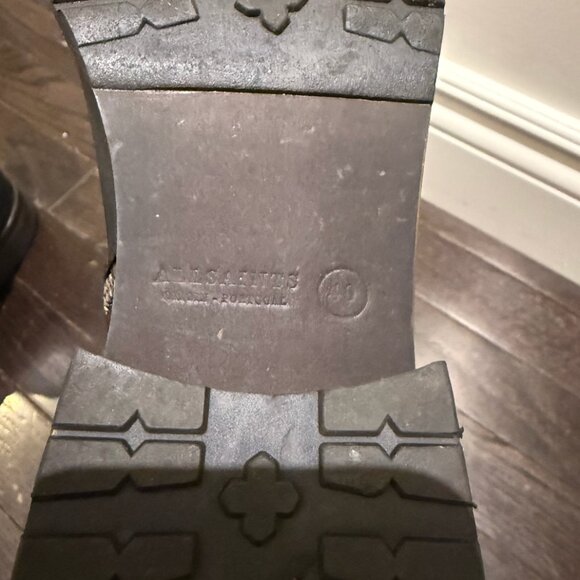 ALL SAINTS Ankle Length Leather Biker Boots - Picture 2 of 4